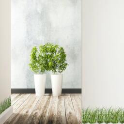 Wall Decals Grass, Home D??cor, Kitchen Grass Decal Border, Decor, For Tiles Walls Furniture - thumbnail 2