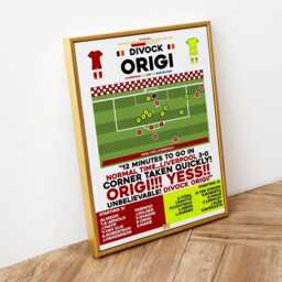 Divock Origi V Barcelona Print, Liverpool Poster, Football Wall Art, Posters - thumbnail 3