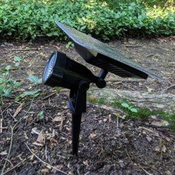 Aspen Floodlight Shade Solar?? Solar Light Provides Dusk To Dawn Illumination in Shade Or Sun - thumbnail 1