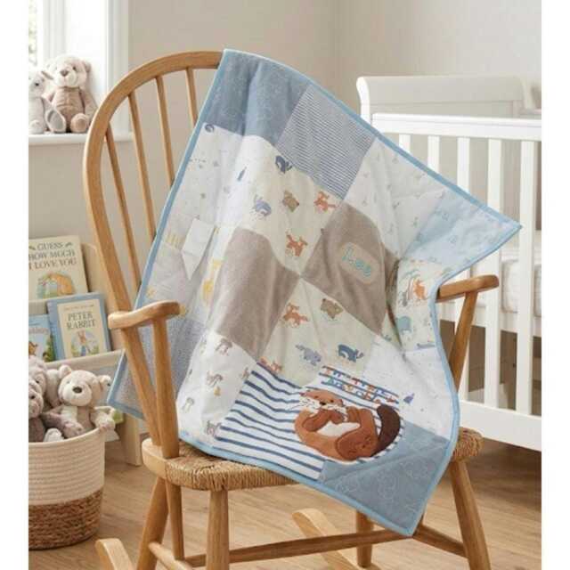 Keepsake Baby Clothes Memory Quilt With Name, Comfort Blanket Size, Professionally Made Sentimental Fabric - image 1