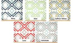 "Pair 25 Or 50"" Wide Premier Print Winston Print Rod Pocket Panels Drapes Cafe Curtain 24 48 63 72 84 96 108 120"