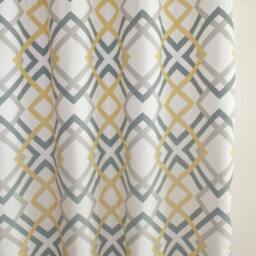 "Pair 25 Or 50"" Wide Premier Print Winston Print Rod Pocket Panels Drapes Cafe Curtain 24 48 63 72 84 96 108 120" - thumbnail 2