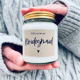 Bridesmaid Proposal Candle, Maid Of Honour Gift, Wedding Party Squad Candle