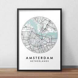 Custom City Map Print - Personalised Poster Of Any Location Minimalist Home Decor Wall Art - thumbnail 2