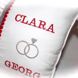 Wedding Gift Name Pillow Bridal Couple Money With - thumbnail 3