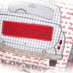 Wedding Gift Name Pillow Bridal Couple Money With - thumbnail 2