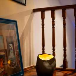 Handmade Black Design Ceramic Lamp For Bedroom & Livingroom, Unique Textured, Minimalist - thumbnail 3