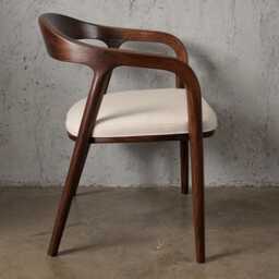 Dining Chair, Wood Accent For Room, Patio, Terrace, Bedroom & Lounge, Mid Century - thumbnail 3