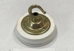 Brass Ceiling Hook Lamp Chandelier Light Wall Patras Wooden Mount Hanging Chain Antique Old