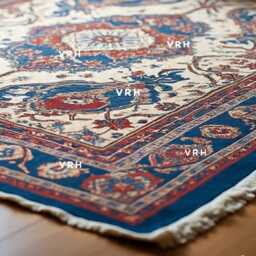 Handknotted Wool Oushak Rug, Distressed Taupe Beige, Oriental Style - thumbnail 2