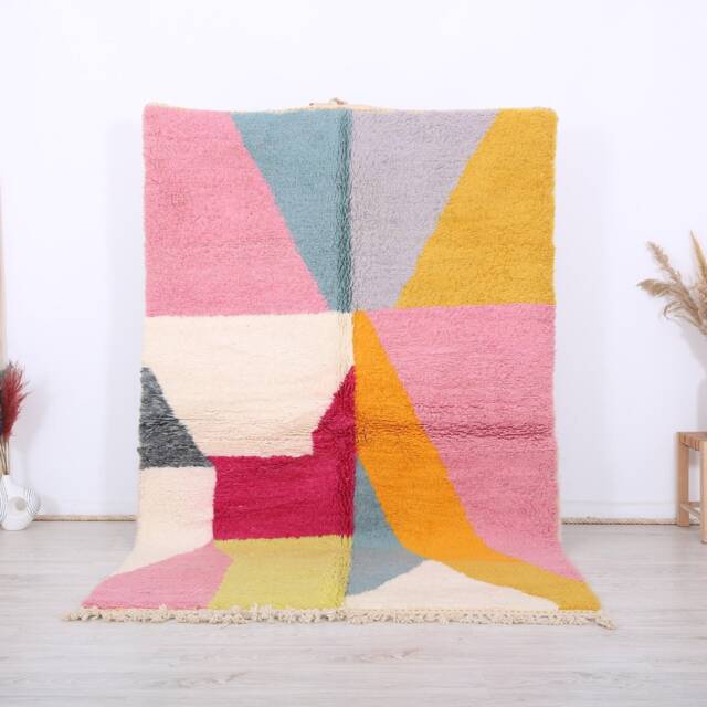 Moroccan Rug, Beni Ouarain 5x8 Ft, Fabulous Berber Rug - image 1