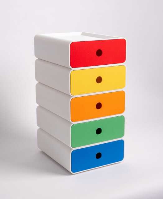 Modern Stackable Drawers For Craft Supplies - Hardware Hair Accessories Jewelry Office Desk Organizer - image 1