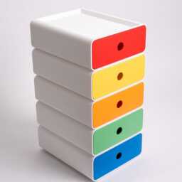 Modern Stackable Drawers For Craft Supplies - Hardware Hair Accessories Jewelry Office Desk Organizer - thumbnail 3