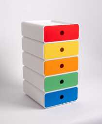 Modern Stackable Drawers For Craft Supplies - Hardware Hair Accessories Jewelry Office Desk Organizer