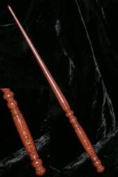 Lacewood Magic Wand Good News - Divination Fate, Pagan, Wicca, Wizard, Fairy, Druid, Pottermore, Handmade - thumbnail 1