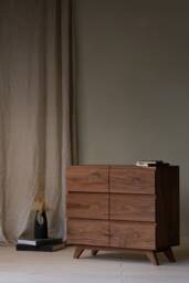Konk ??? Boonk Chest Of Drawers Bespoke Sizes Available Solid Walnut Drawers, Bedroom Dresser, Side Cabinet With Storage