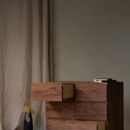 Konk ??? Boonk Chest Of Drawers [Walnut] Bespoke Sizes Available Solid Walnut Drawers, Bedroom Dresser, Side Cabinet With Storage - thumbnail 2