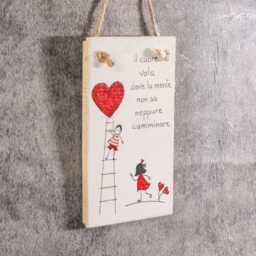 Heart, Red, Love, Friendship, Recycled Wood, Picture, Soul - thumbnail 2