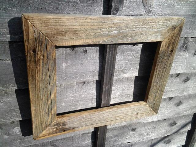 Handmade Reclaimed Wood Picture Frame Rustic Barn Style For A1-A4 Photos - image 1