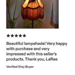 Handmade Burgundy Silk Lampshade Scalloped Bell Shade - Etsy - thumbnail 4