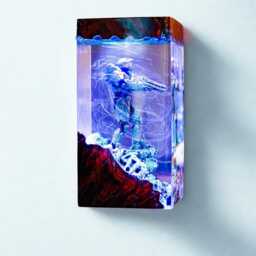 Preorder Blond Blazer Resin Lamp - Dispatch Inspired Led Diorama Light - Gamer Desk Handcrafted Indie Gaming Room Decor - thumbnail 4