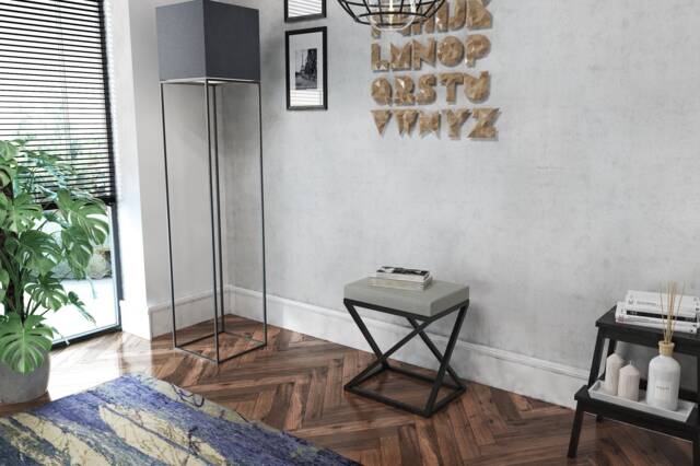 Kabi Modern Stool/Seat in The Hall Unique Look Strong Metal Frame Hand Made Poland - image 1