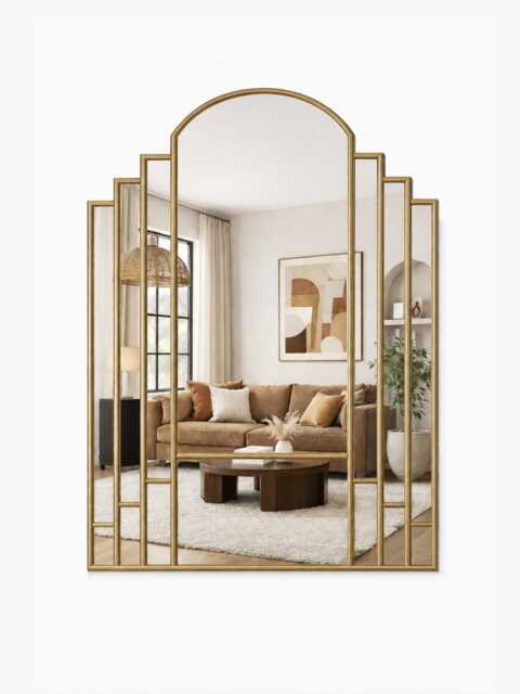 Art Deco Wall Mirror Speakeasy 1920's Design Style - image 1
