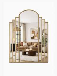 Art Deco Wall Mirror Speakeasy 1920's Design Style