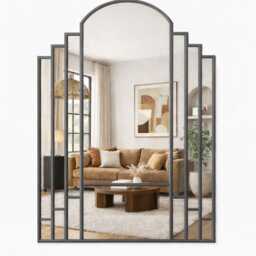 Art Deco Wall Mirror Speakeasy 1920's Design Style - thumbnail 3