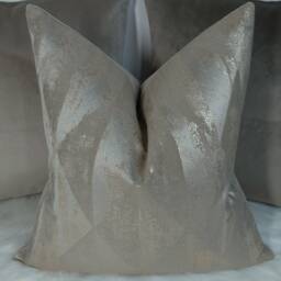 stone & Gold Luxury Cushion Cover New Home Decor For Sofa Bed Pillow Hotel Look Designer Fryetts Mystique Case - thumbnail 3