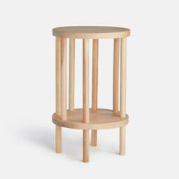 Minimalist Birch Bench, Modern Side Table, Cofee Bed Table - thumbnail 3