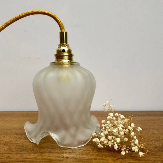Vintage Glass Tulip Lamp - image 1