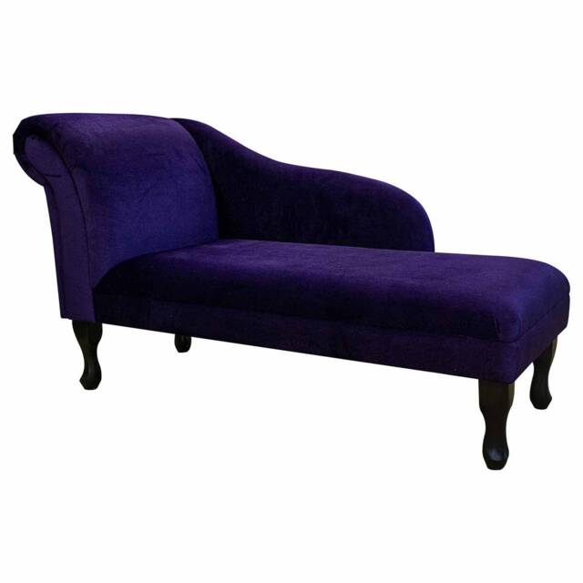 Handmade Amethyst Velvet Chaise Longue - image 1