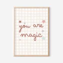Personalised Rainbow, You Are Magic & Daisy Set Of 3 Prints. Perfect For A Playroom, Nursery Or Bedroom - Prints Only - thumbnail 2