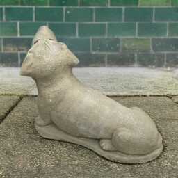 Concrete Dachshund Statue Stone Dog Garden Sculpture Outdoor Puppy Decoration Memorial Pet Ornament Cement Art Dachshund Lover Gift - thumbnail 4