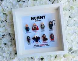 Mum Mummy Hero Gift Frame - 8M Mother's Day, Christmas, Auntie, Grandma Nanny Unique Personalised Customised Gift - thumbnail 1