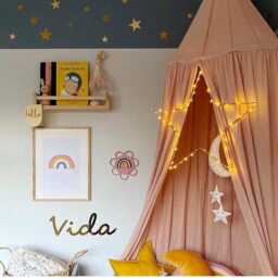 Star Wall Decals For Kids Rooms, Removeable Nursery Stickers, Neutral Decor, Celestial Playroom Mixed Size Gold - thumbnail 3