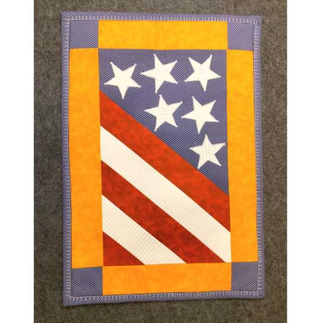 "Americana Wall Hanging Or Placemat 20"" X 14" - image 1