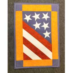"Americana Wall Hanging Or Placemat 20"" X 14" - thumbnail 1