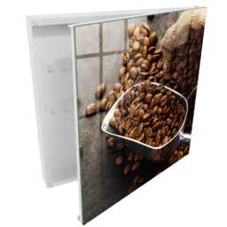 Coffee Beans Key Cabinet For Home, Brown Box Rustic Food, Lovers Of & Natural Motifs - thumbnail 2