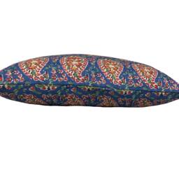 Brunshwig & Fils Rougier Blue/Red Cushion Cover Pillow Double Sided Indoor/Outdoor - thumbnail 3