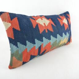 Kilim Pillow 24x12 Inc, Kilim Cover, Home Decor, Decorative Throw - thumbnail 2