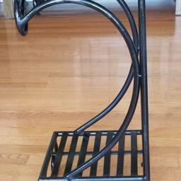 Wrought Iron Painted Tile Pepper Table - thumbnail 3