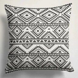 Southwestern Pillow Cover/Kilim Rug Cushion Case/Nordic Scandinavian Cover/Aztec Pattern Covers/Black White Throw Pillowcase - thumbnail 2
