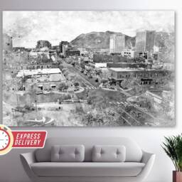 Colorado Springs Wall Art, Downtown, Canvas Print, Poster, Photo - thumbnail 3