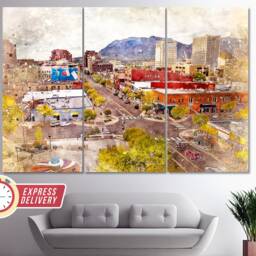 Colorado Springs Wall Art, Downtown, Canvas Print, Poster, Photo - thumbnail 2