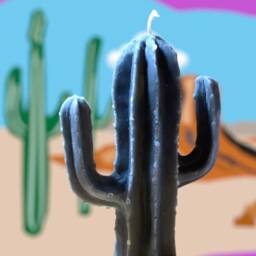 Cactus Candle/Candle/Figure/Sculpture/Candle 3D/Scented/Gift/Home Decor/Art Design/Design Candle/Fashionable Candle/Dog/Art/Deco/Unique/ - thumbnail 3