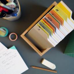 Collection Box, Box With Lid in Different Colors, Empty, For Collecting, Slanted Lid, Index Card Box, Sperlingb.design - thumbnail 3