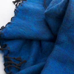 Handmade Yak Wool Blend Blanket Soft Warm Nepal Throw - thumbnail 3