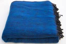 Handmade Yak Wool Blend Blanket Soft Warm Nepal Throw